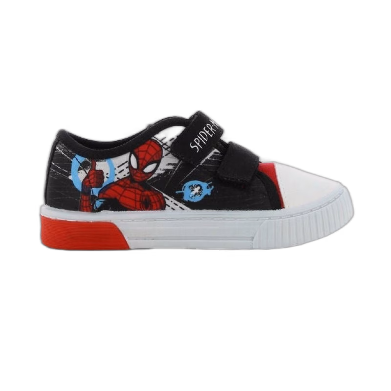 Marvel Spiderman Blinkande Sneakers, Black/Red, 29