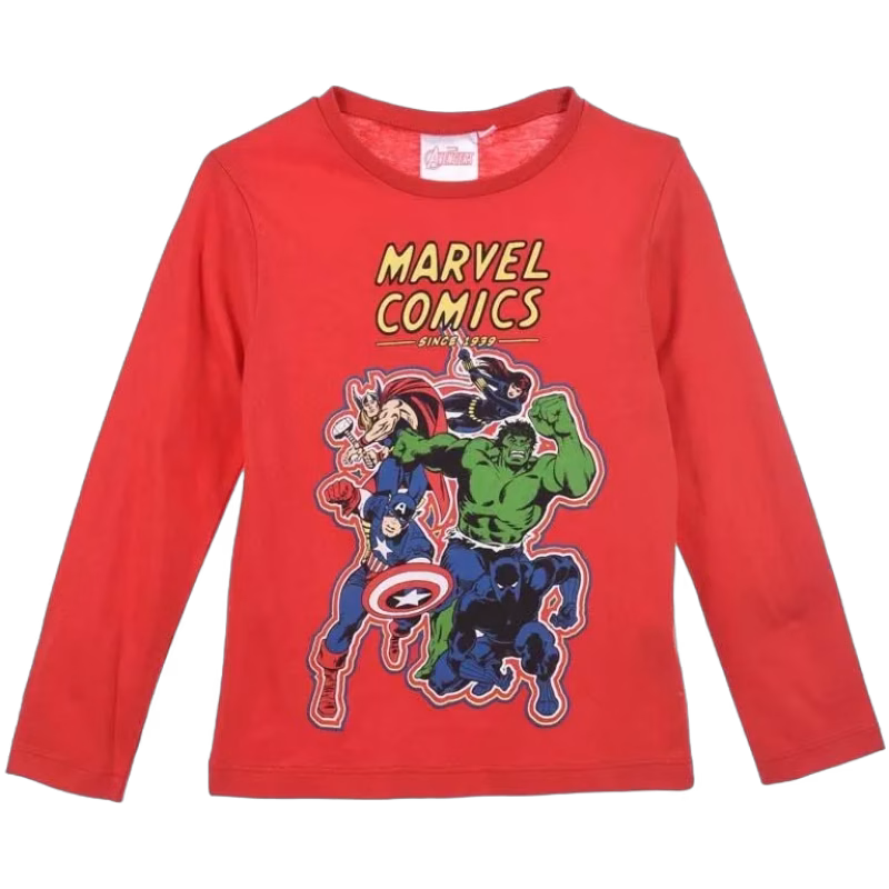 Marvels Avengers Classic Långärmad T-shirt, Red, 10 år