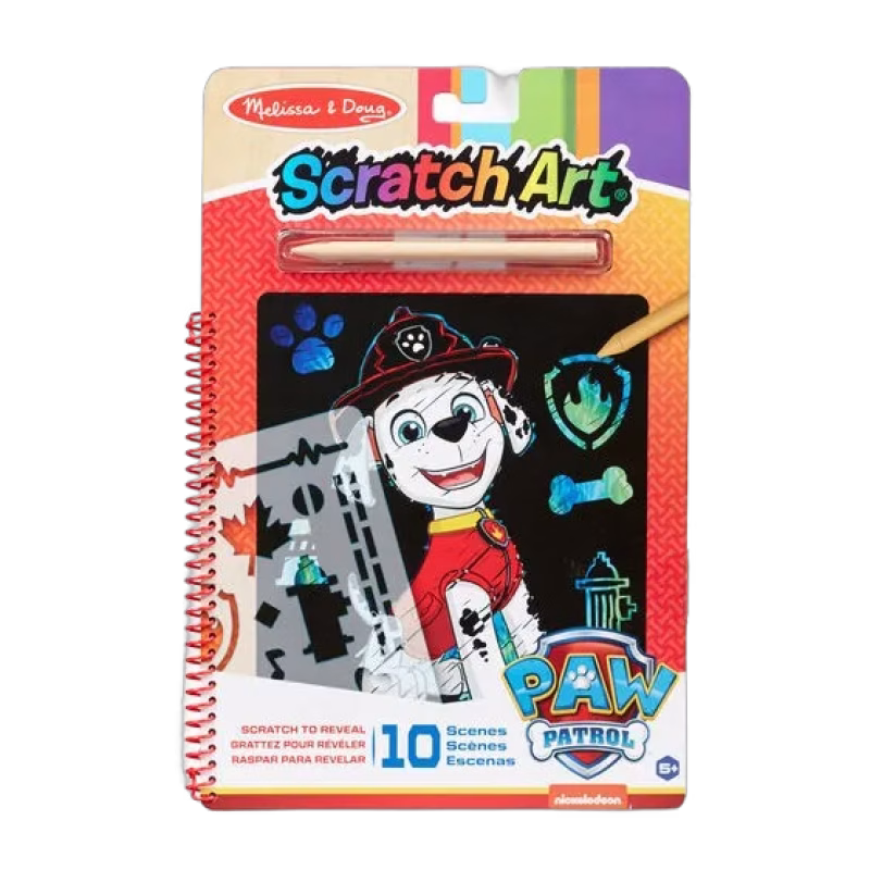 Melissa & Doug Paw Patrol Scratch art (Marshall)