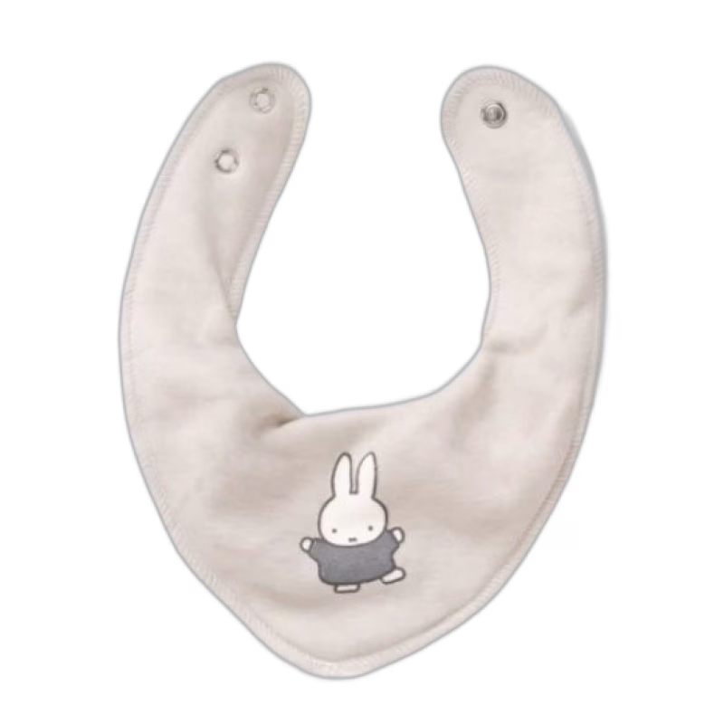 Miffy dregglis/bib, grå