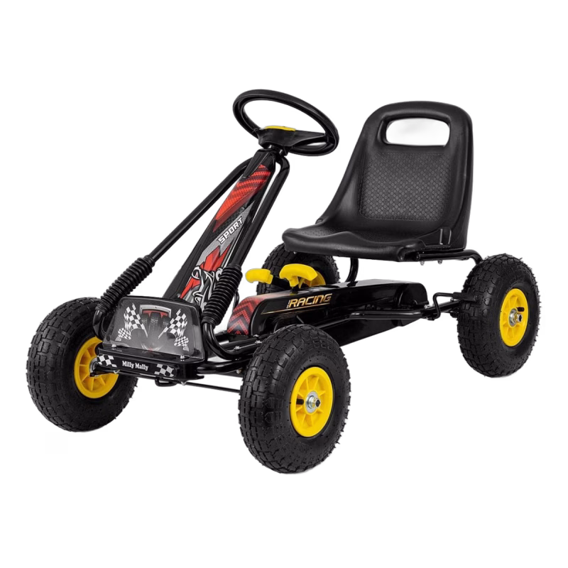 Milly Mally Pedal Go-kart Thor, Svart