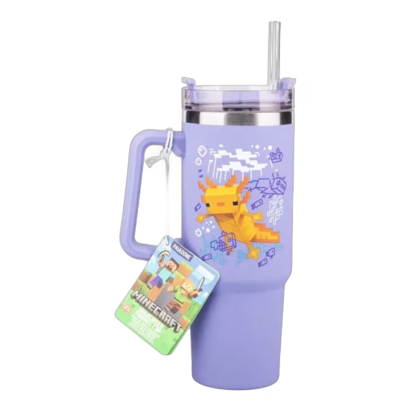 Minecraft Termosmugg 900 ml (Lila)