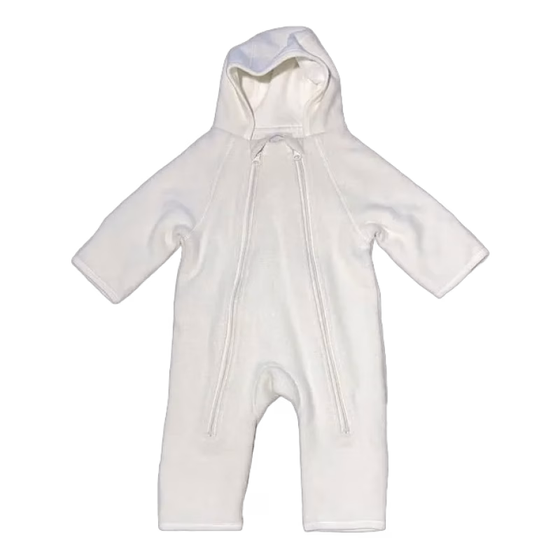 Mini Dreams babyoverall fleece strl 74, off-white, stl 74