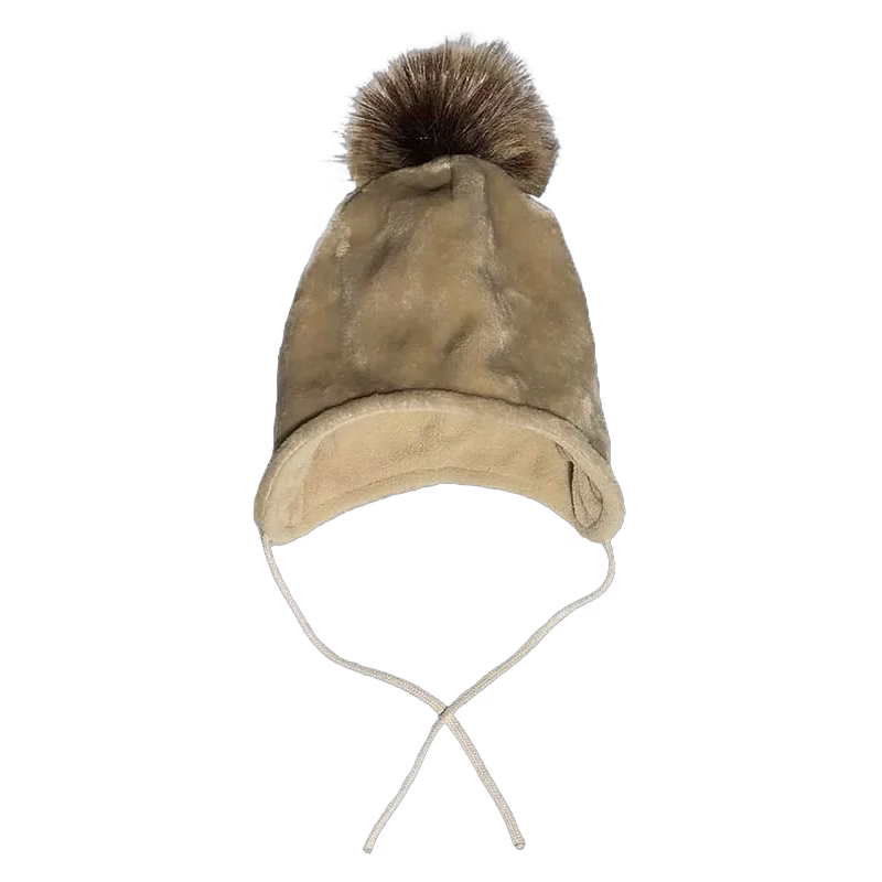 Mini Dreams mössa Cozy 0-6 mån, sand