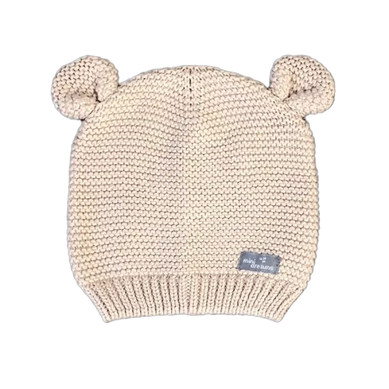Mini Dreams mössa Cute 3-6 mån, sand
