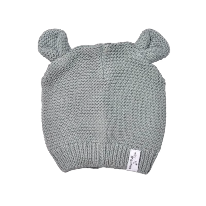 Mini Dreams mössa Cute 3-6 mån, stone green