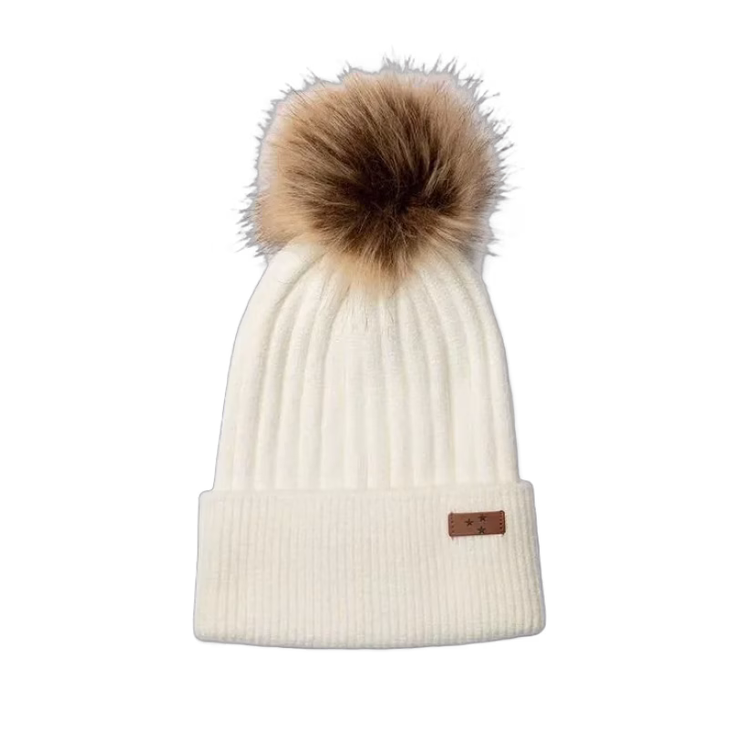 Mini Dreams mössa Fluffy 12mån+, offwhite