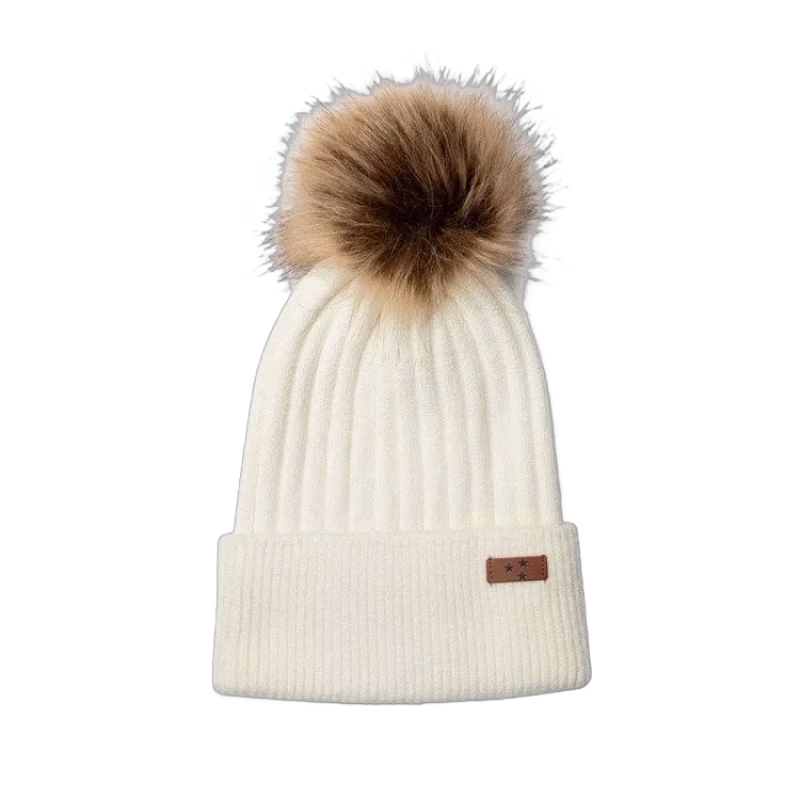 Mini Dreams mössa Fluffy 6mån+, offwhite