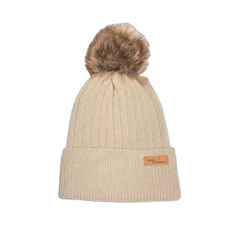 Mini Dreams mössa Fluffy 6mån+, sand