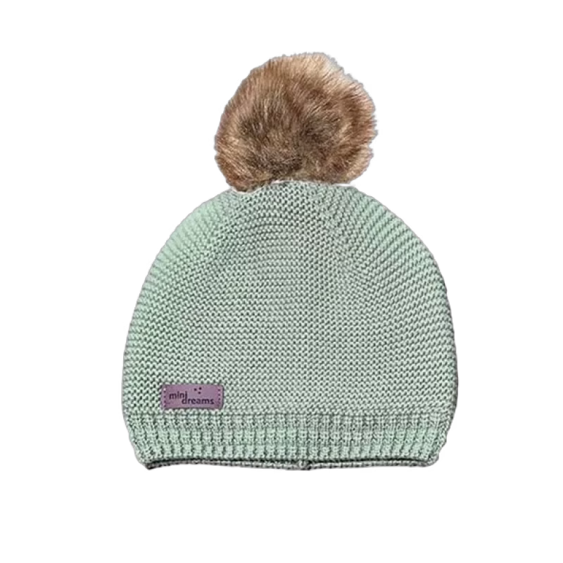 Mini Dreams mössa Hat Boy 3-6 mån, grön