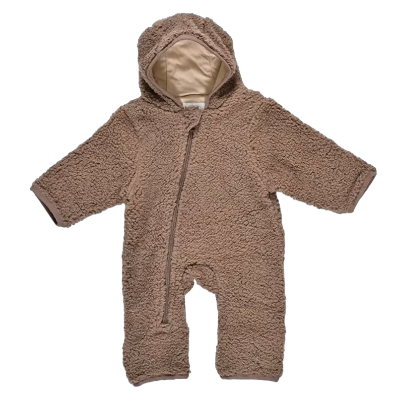 Mini Dreams teddyoverall, brun strl 62, stl 62