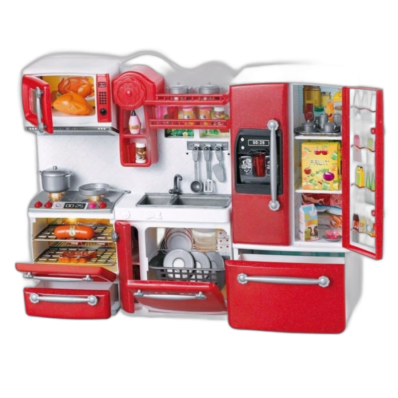 Minikök med ljud och ljus