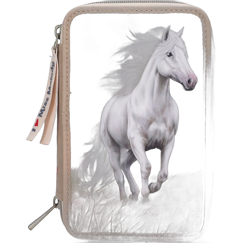 Miss Melody Trippelpennfodral Poppy, Sand