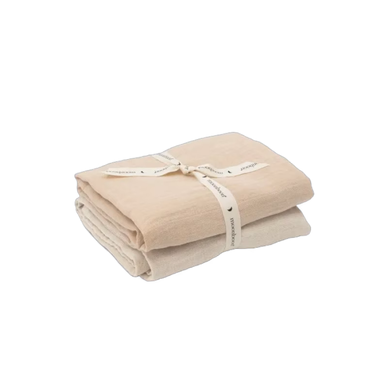 Moonboon Muslinfilt 2-pack (Rose Mix)