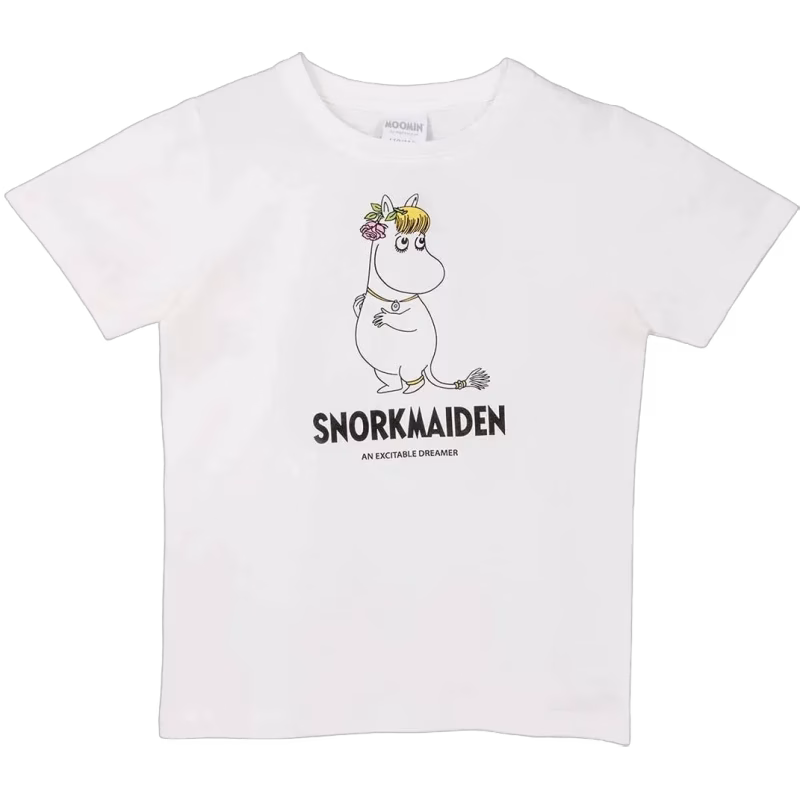 Mumin Karaktär Snorkfröken T-shirt, Vit, 86-92