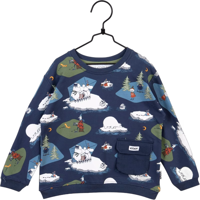 Mumin On Float Tröja, Blue, 104