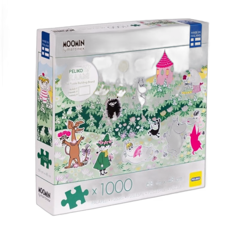 Mumin Pussel Blomsterträdgård (1000-bitar)