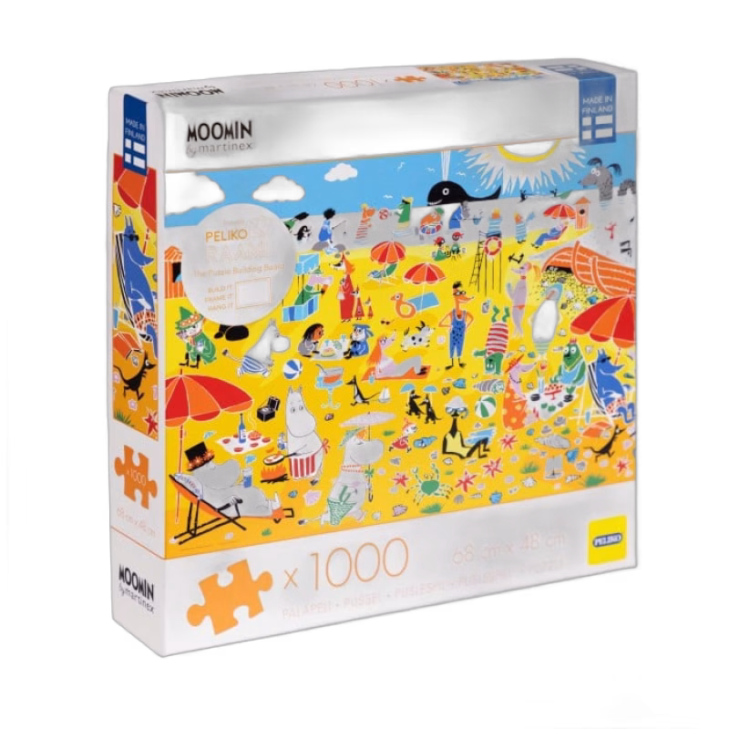 Mumin Pussel Strand på Rivieran (1000-bitar)