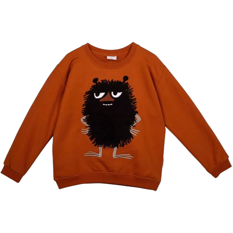 Mumin Stinky Collegetröja, Cinnamon, 116
