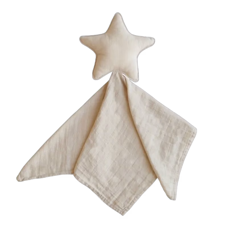 Mushie Lovey Snuttefilt Star (Fog)