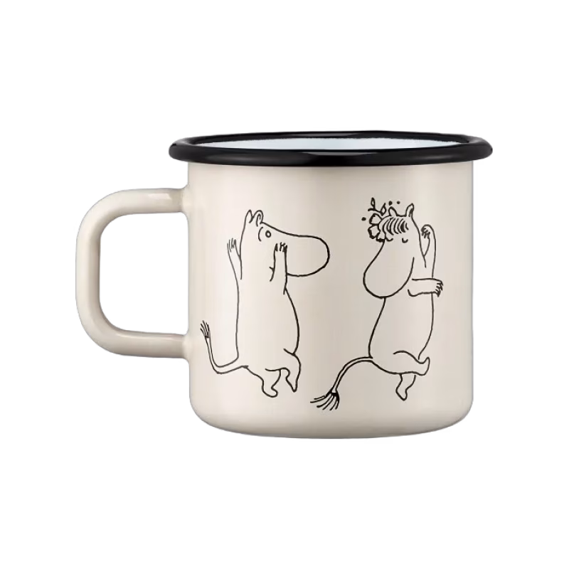 Muurla Mugg Emalj Mumin 3,7 dl (Mumin 80)