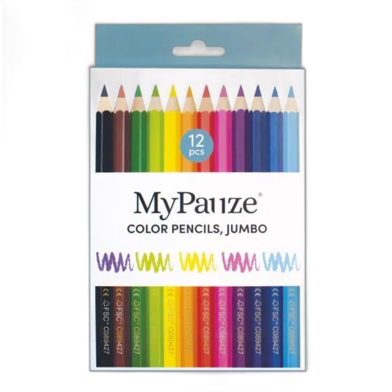 MyPauze Färgpennor 12 st tjocka