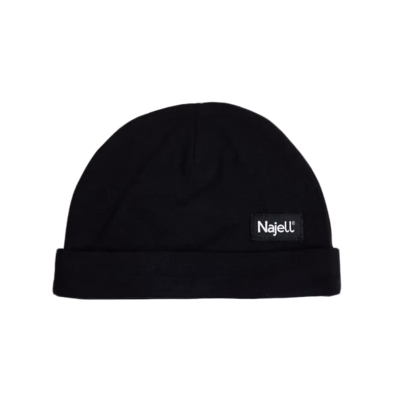 Najell beanie charcoal black, stl 36/38