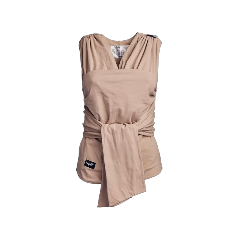 Najell wrap bärsjal biscotti cream, stl XL