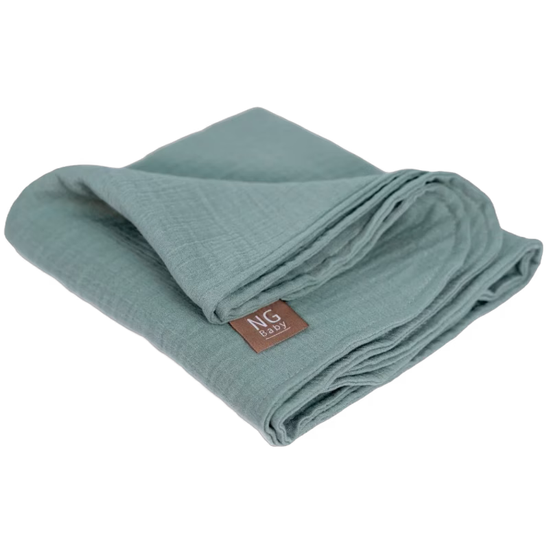 NG Baby Muslinfilt Deluxe, Frosty Green