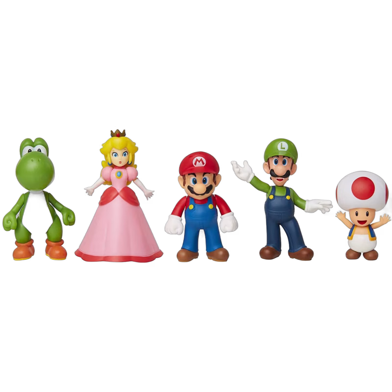 Nintendo Figurer Mario &  Friends 5-pack