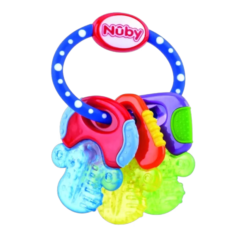 Nuby Bitleksak IcyBite Nycklar (Blå)