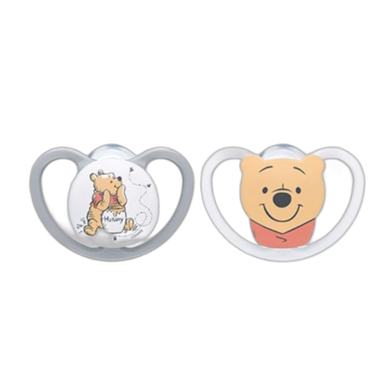 NUK napp Pacifier Star 0-6 mån, Nalle Puh