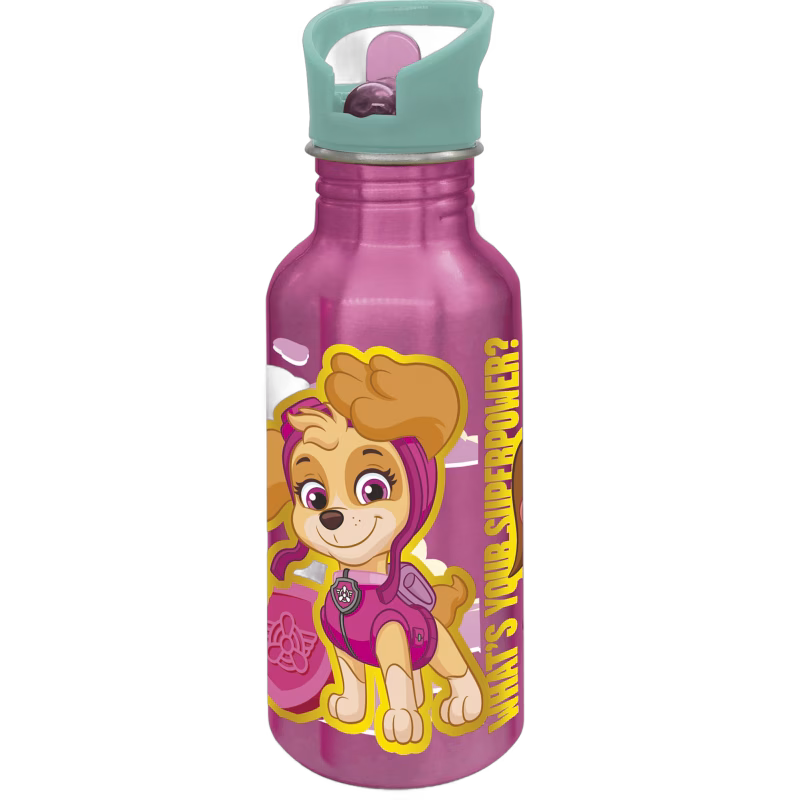 Paw Patrol Girls  Aluminium Vattenflaska 545ml, Rosa