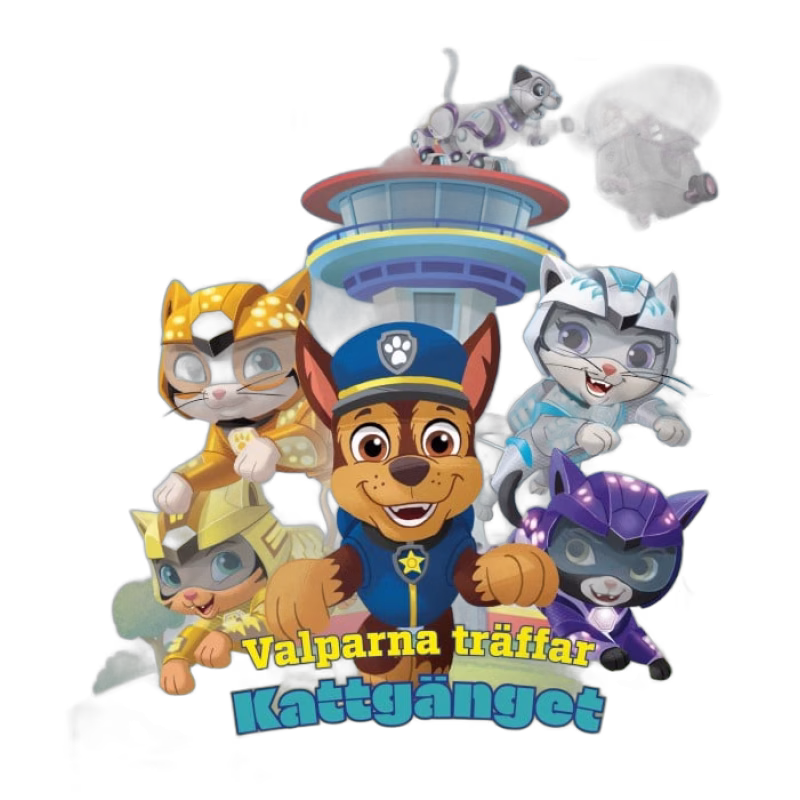 Paw Patrol Valparna träffar Kattgänget