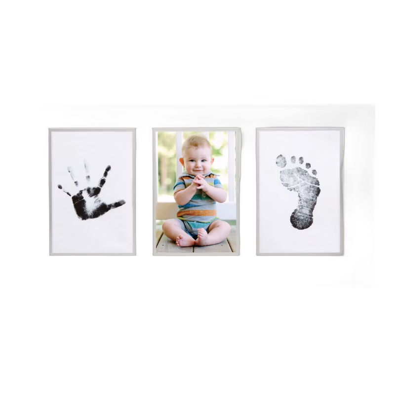 Pearhead Babyprints Fotoram Bläck, Vit