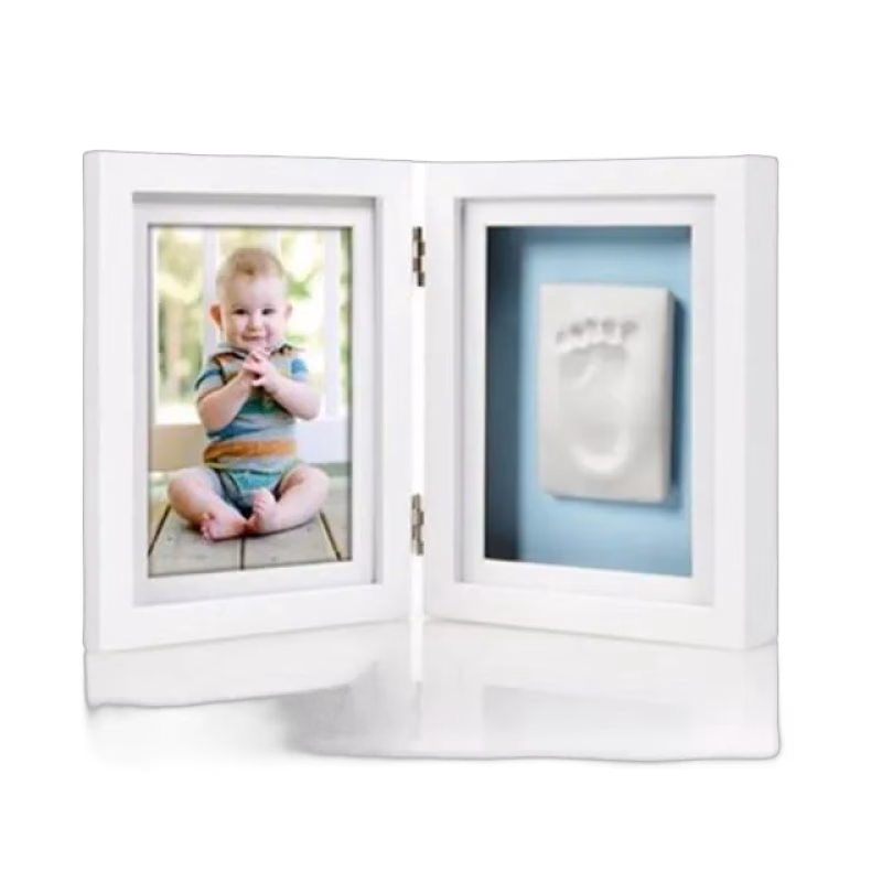 Pearhead Babyprints Ram Dubbel Ledad Vit