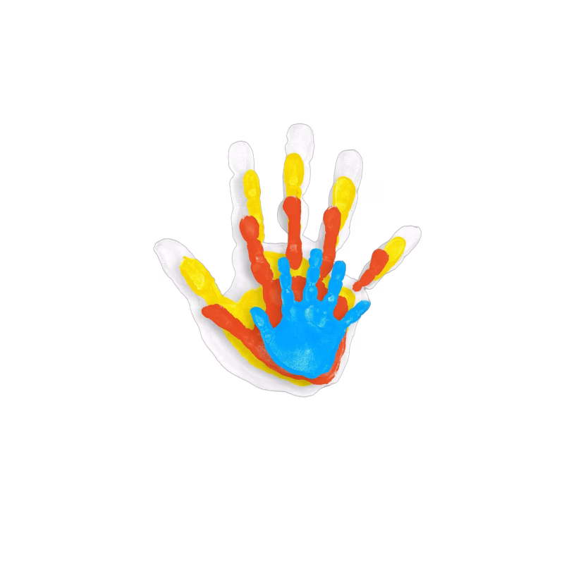 Pearhead Clear Family Tryck Ram, Vit