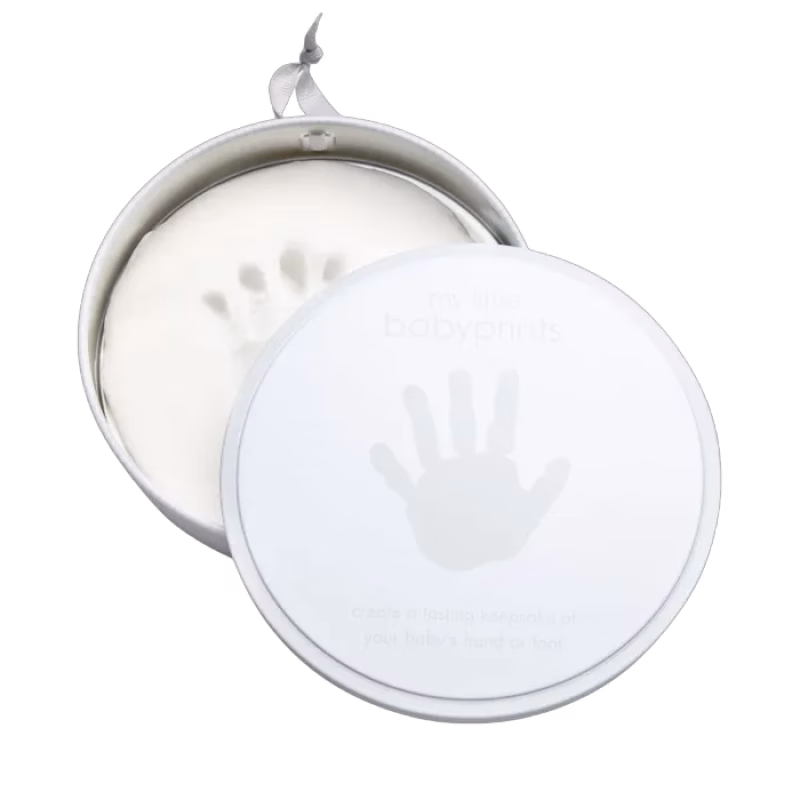 Pearhead Hand/Fotavtryck i Plåtburk (Grå)