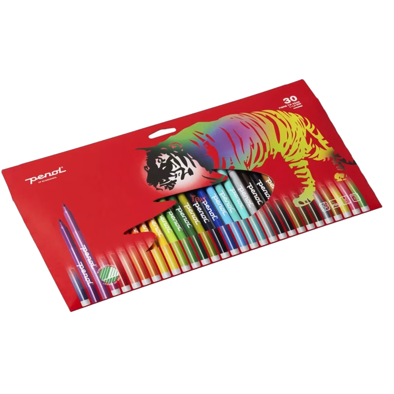 Penol Fiberpennor 30-pack