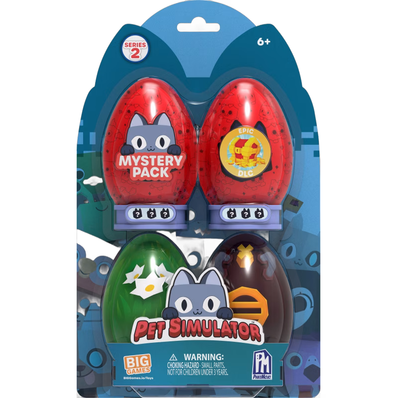 Pet Simulator Core Mystery Pack Figurset Series 2 4-Pack