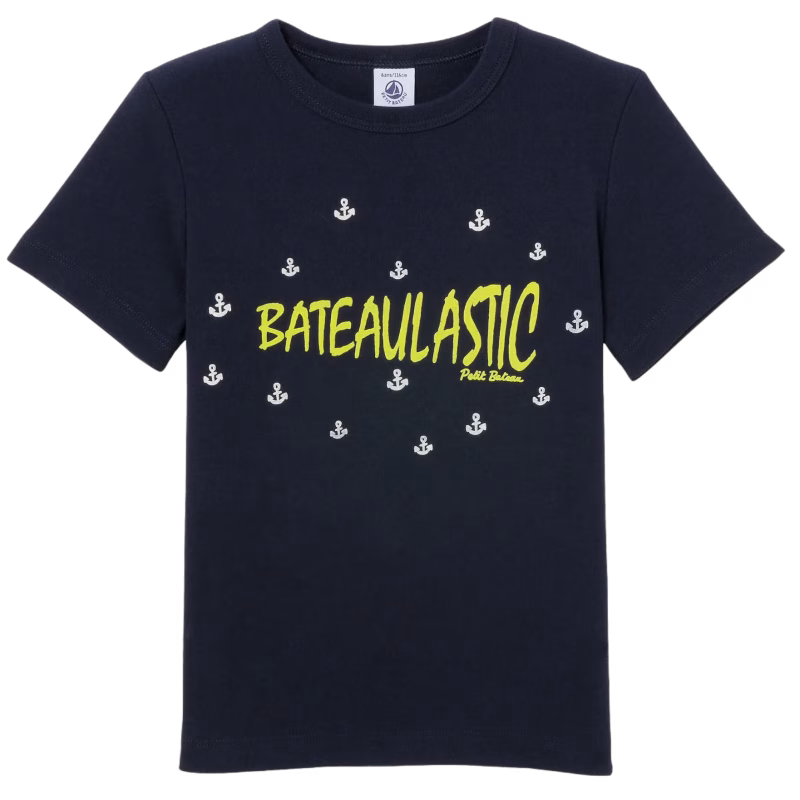 Petit Bateau T-shirt, Marin 5 år