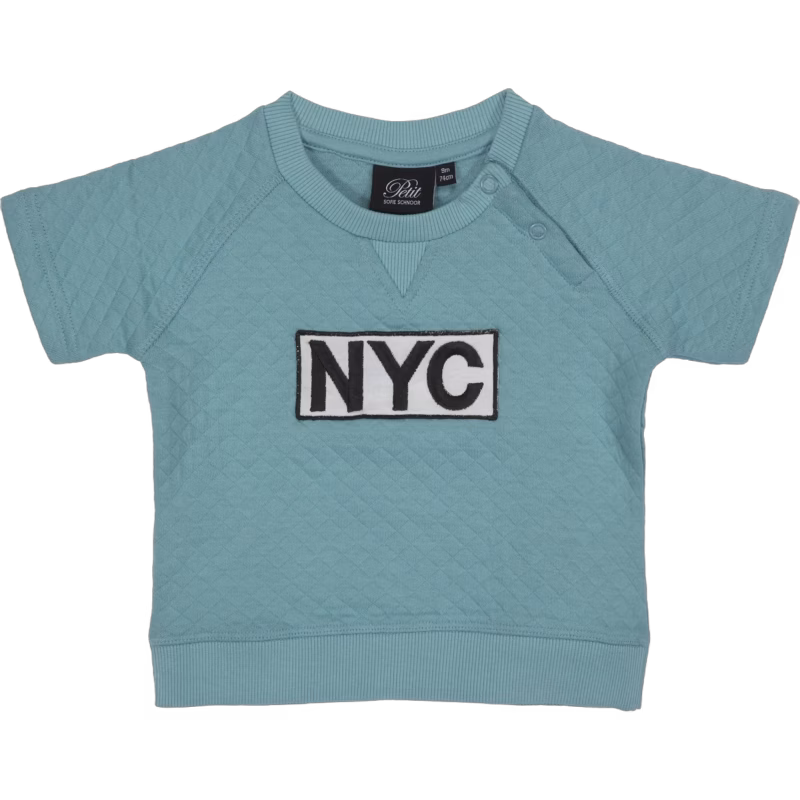 Petit By Sofie Schnoor T-shirt NYC, Aqua Blue Stl 98