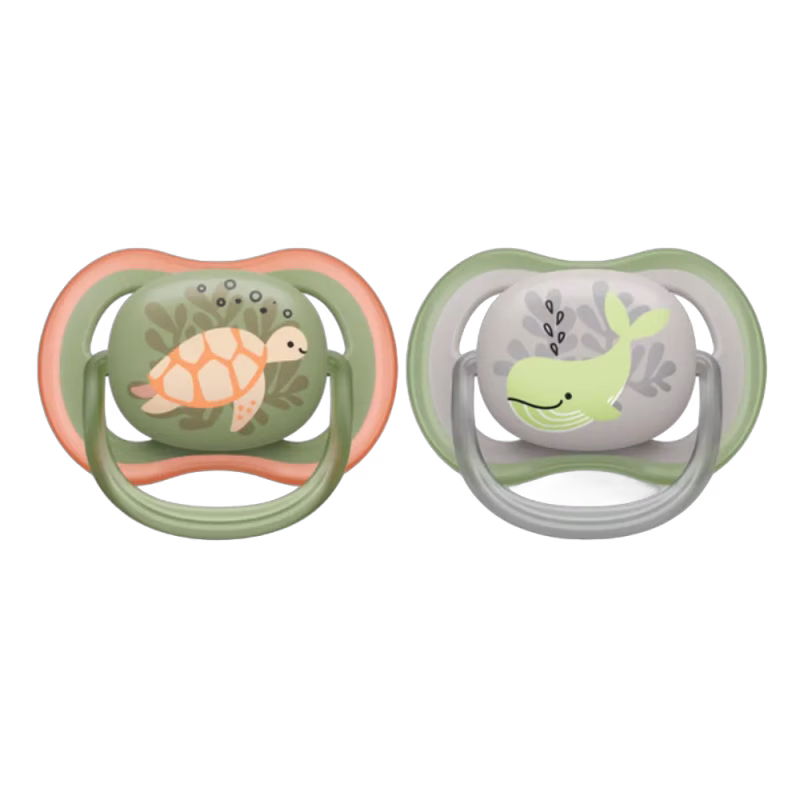 Philips Avent Napp Ultra Air 2-pack 6-18 m Grön/Grå