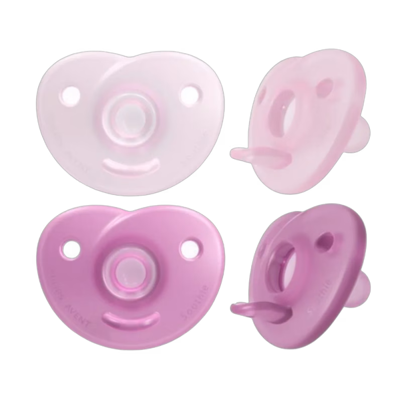 Philips Avent Nappar 2-pack 0-6 m Rosa