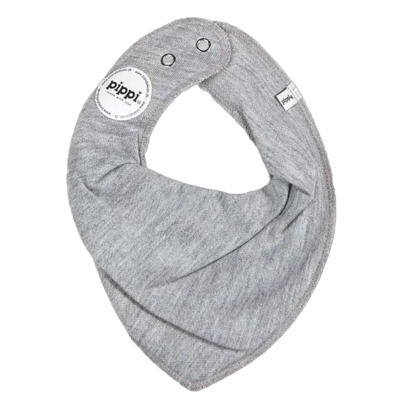 Pippi Drybib (Grey Melange)