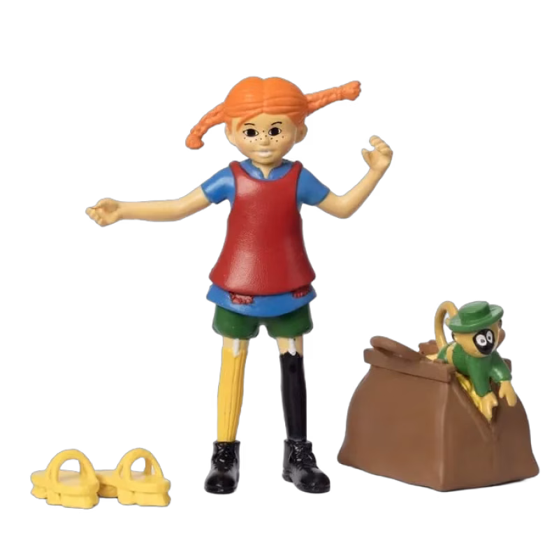Pippi Långstrump Figurset Pippi och Herr Nilsson