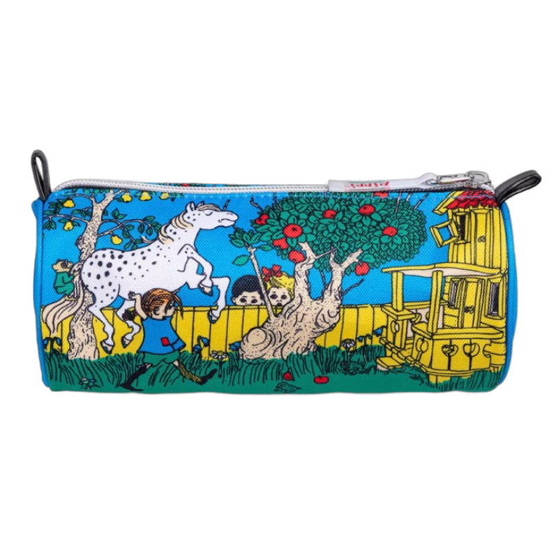 Pippi Långstrump Juju Pennfodral Villekulla (Blå)