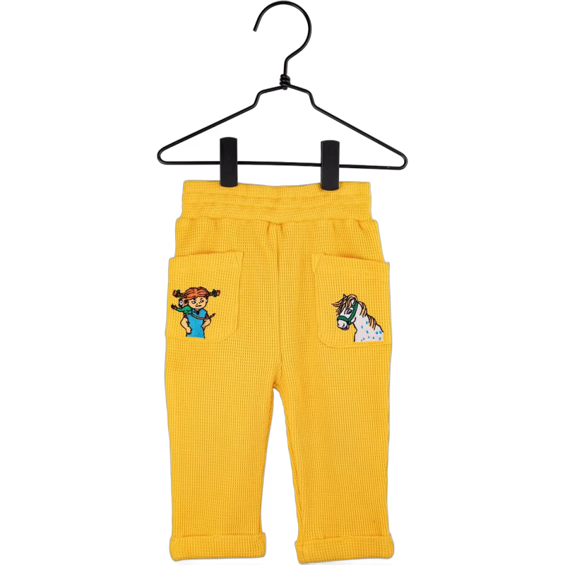 Pippi Långstrump Pippi Byxa, Gul, 68