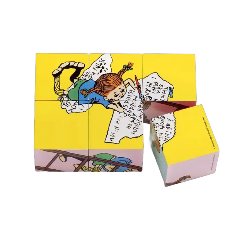 Pippi Långstrump Pusselklossar 6-bitar