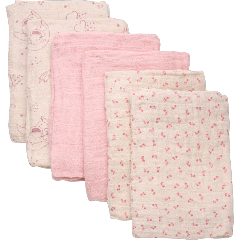 Pippi Muslinfiltar 6-Pack, Sheer Bliss